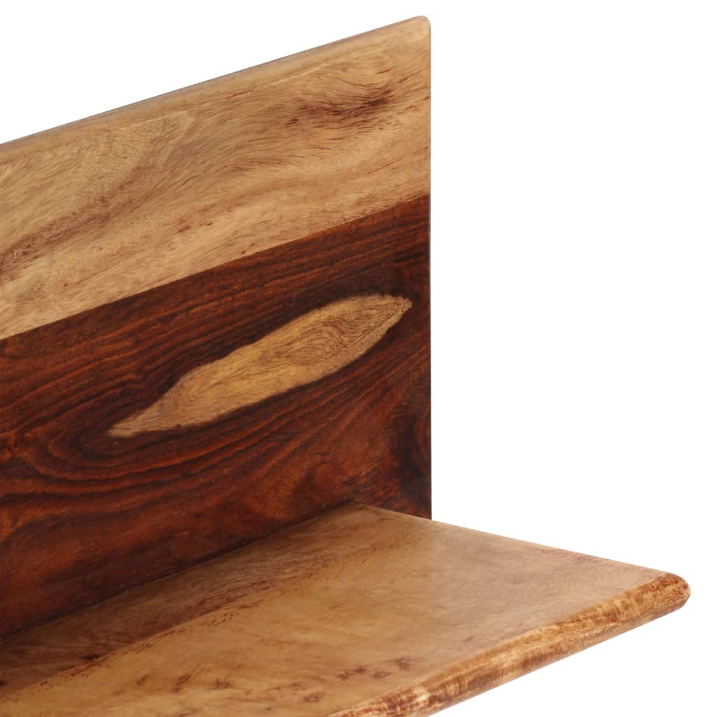 vidaXL Wandschappen 2 st 58x26x20 cm massief acaciahout