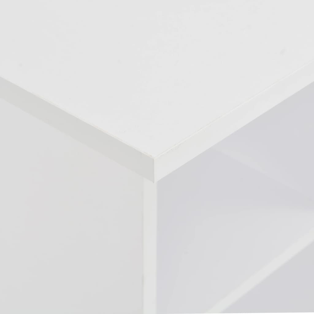 vidaXL Bartafel 60x60x110 cm blanc