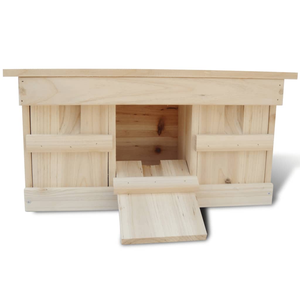 vidaXL Sparrow Houses 2 pcs 44x15.5x21.5 cm wood