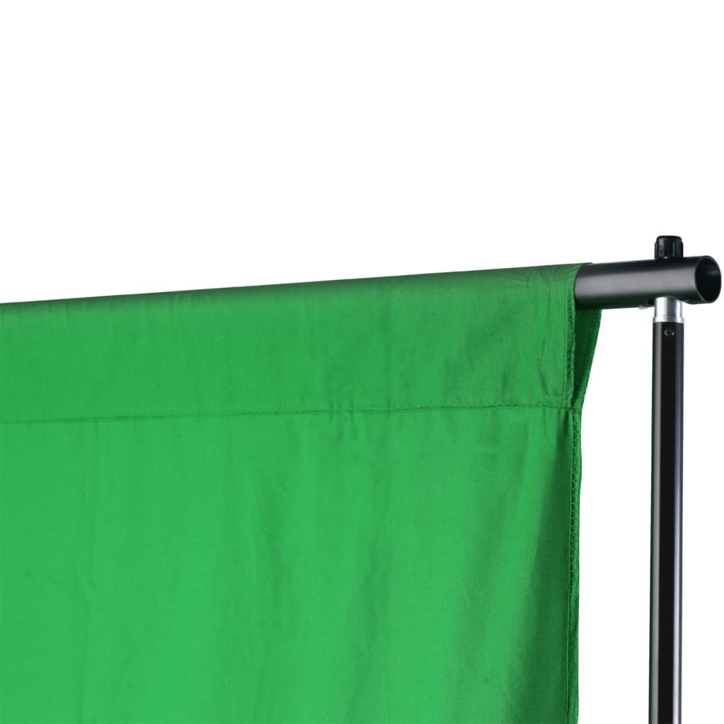 vidaXL Background System 600x300 cm Green