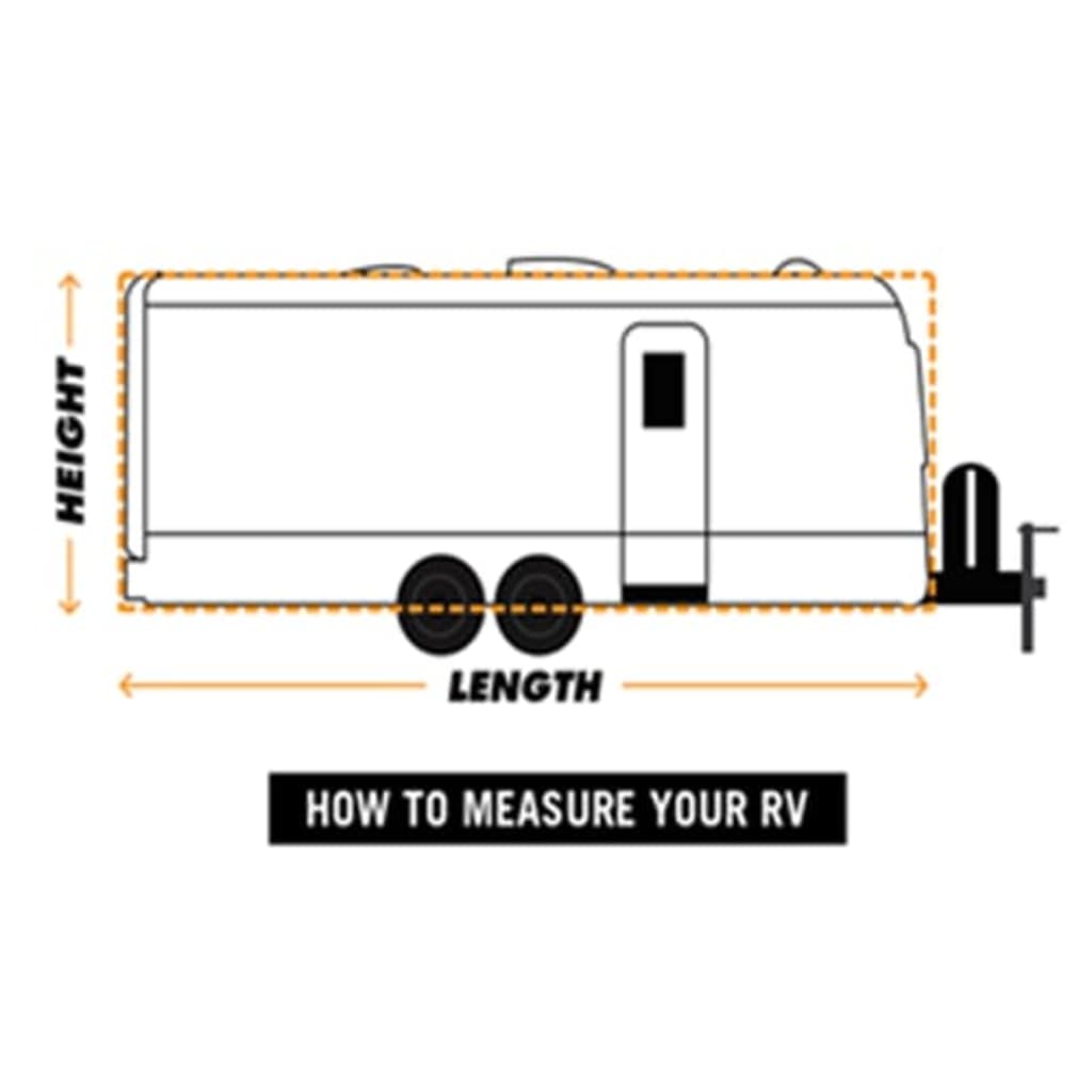vidaXL Caravan Cover S grey
