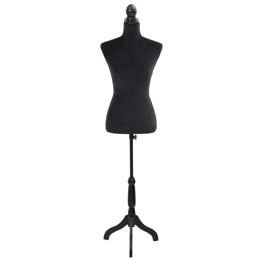 vidaXL Mannequin Torso Female Black