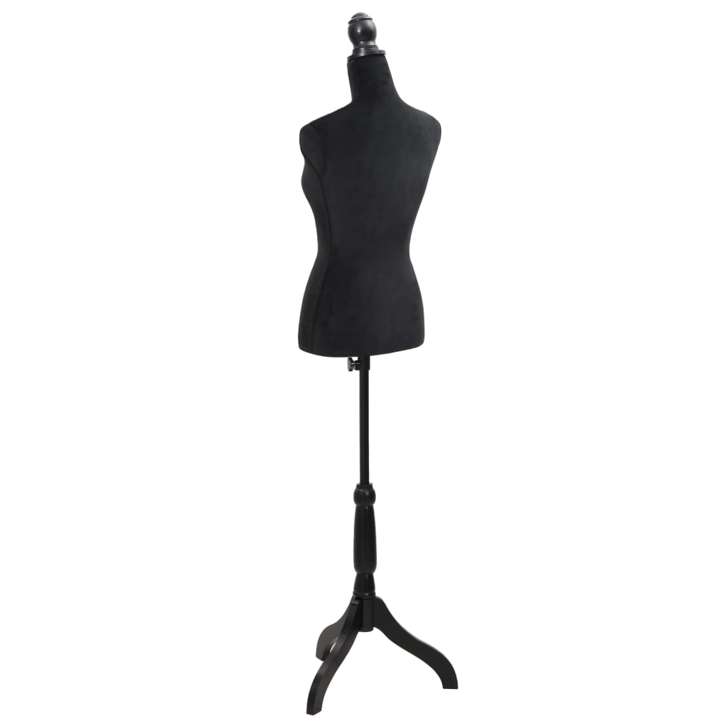 vidaXL Mannequin Torso Female Black
