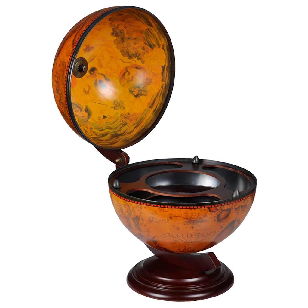 vidaXL Globe Bar Table Model Eucalyptus Wood