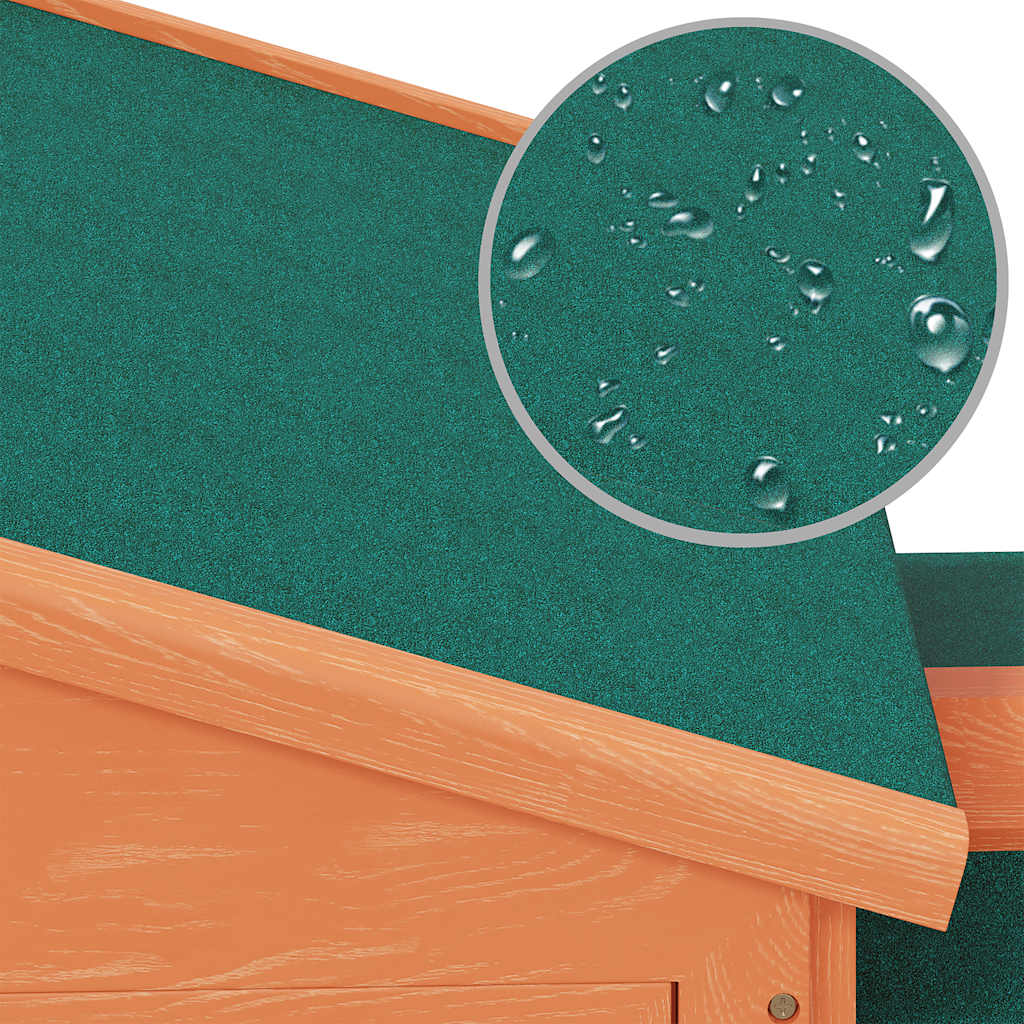 vidaXL Outdoor Rabbit Hutch Large Wood