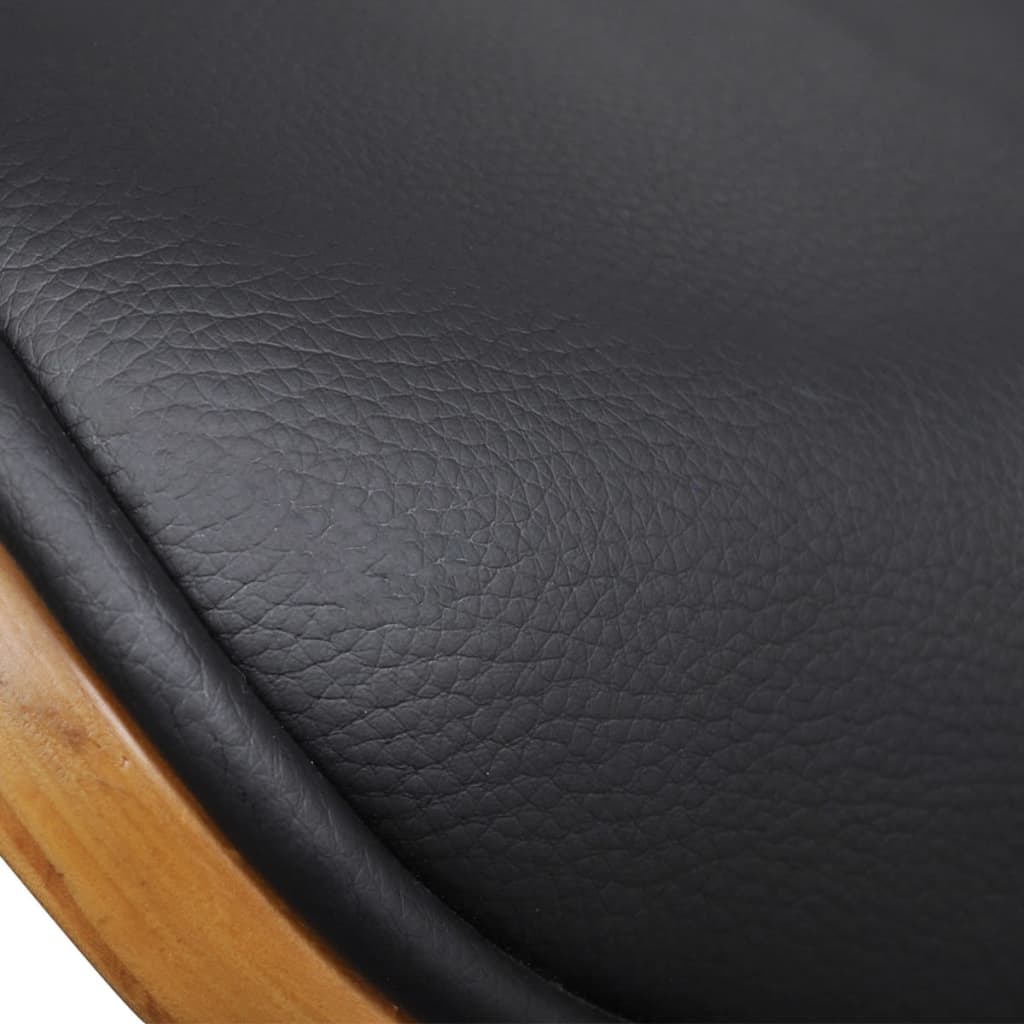 vidaXL Eetkamerstoelen 2 st gebogen hout et kunstleer