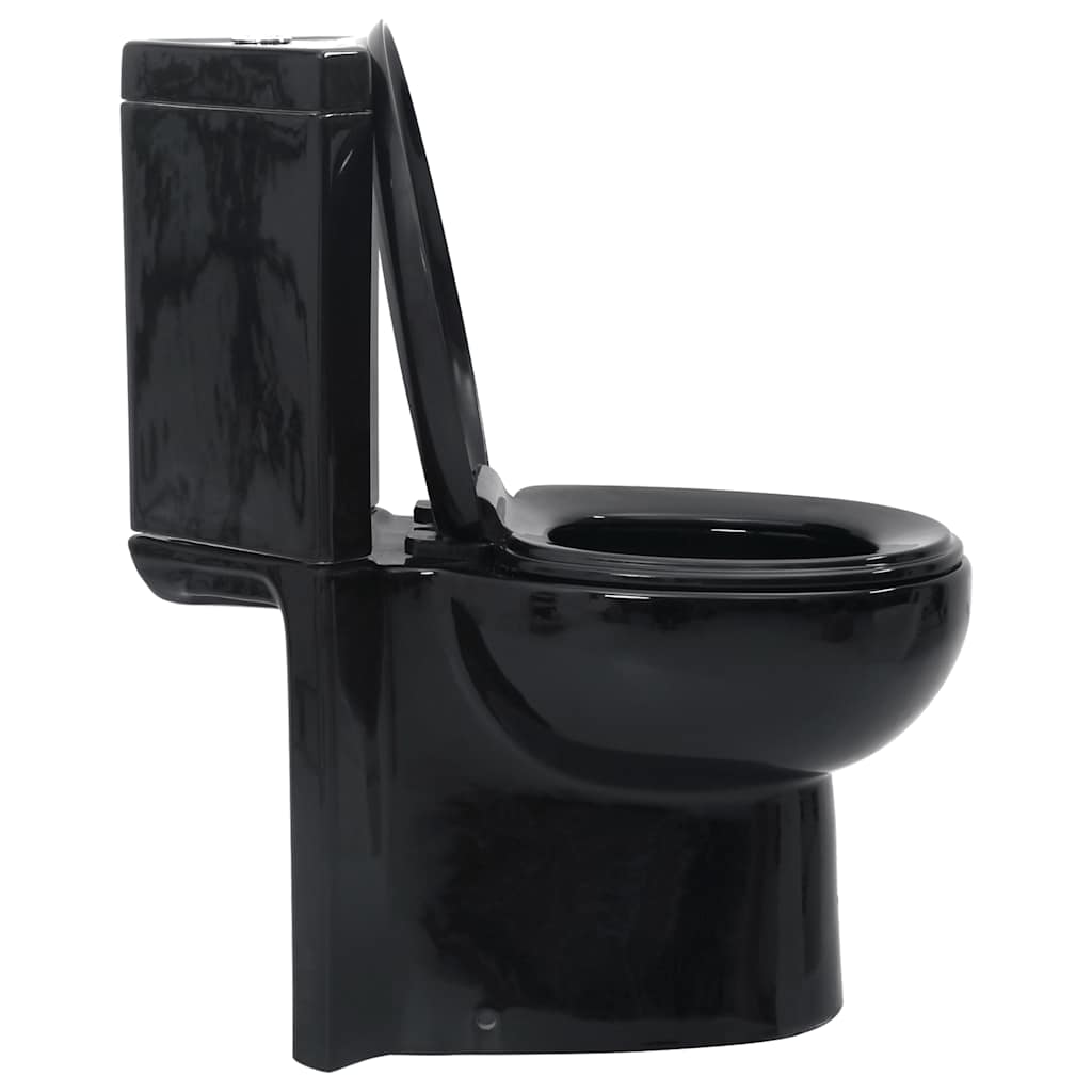 vidaXL Corner Toilet Ceramic White
