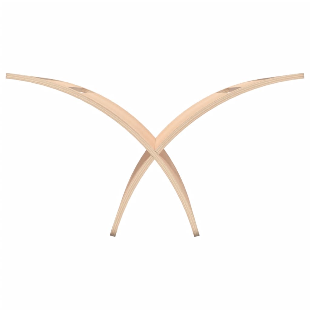 vidaXL Tijdschriftenrek vloermodel hout naturel