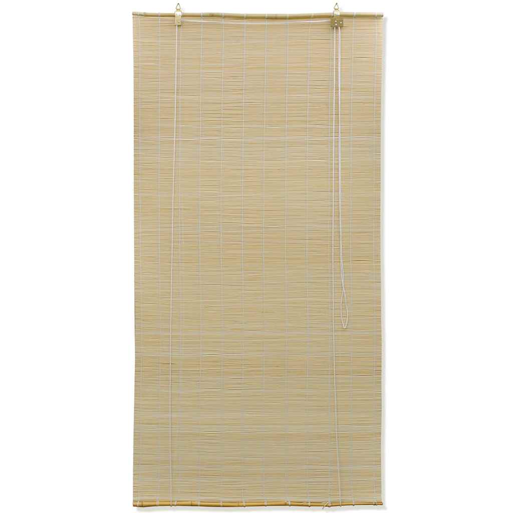 vidaXL Roller Blind 80x160 cm bamboo natural