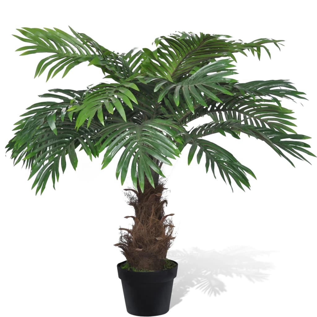 vidaXL Artificial Cycas Palm Tree with Pot 80 cm