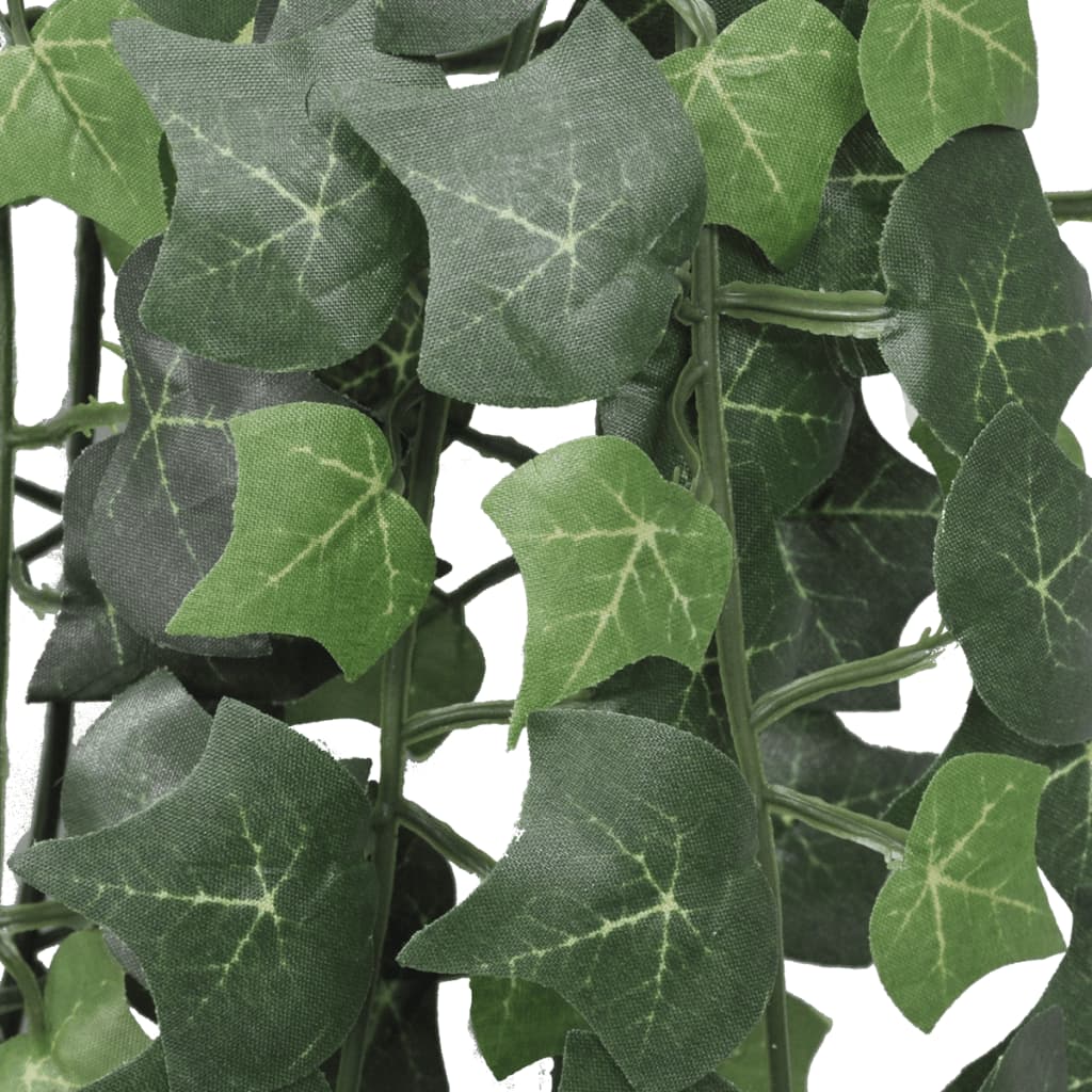 vidaXL Artificial Plants 2 pcs Ivy 90 cm Green