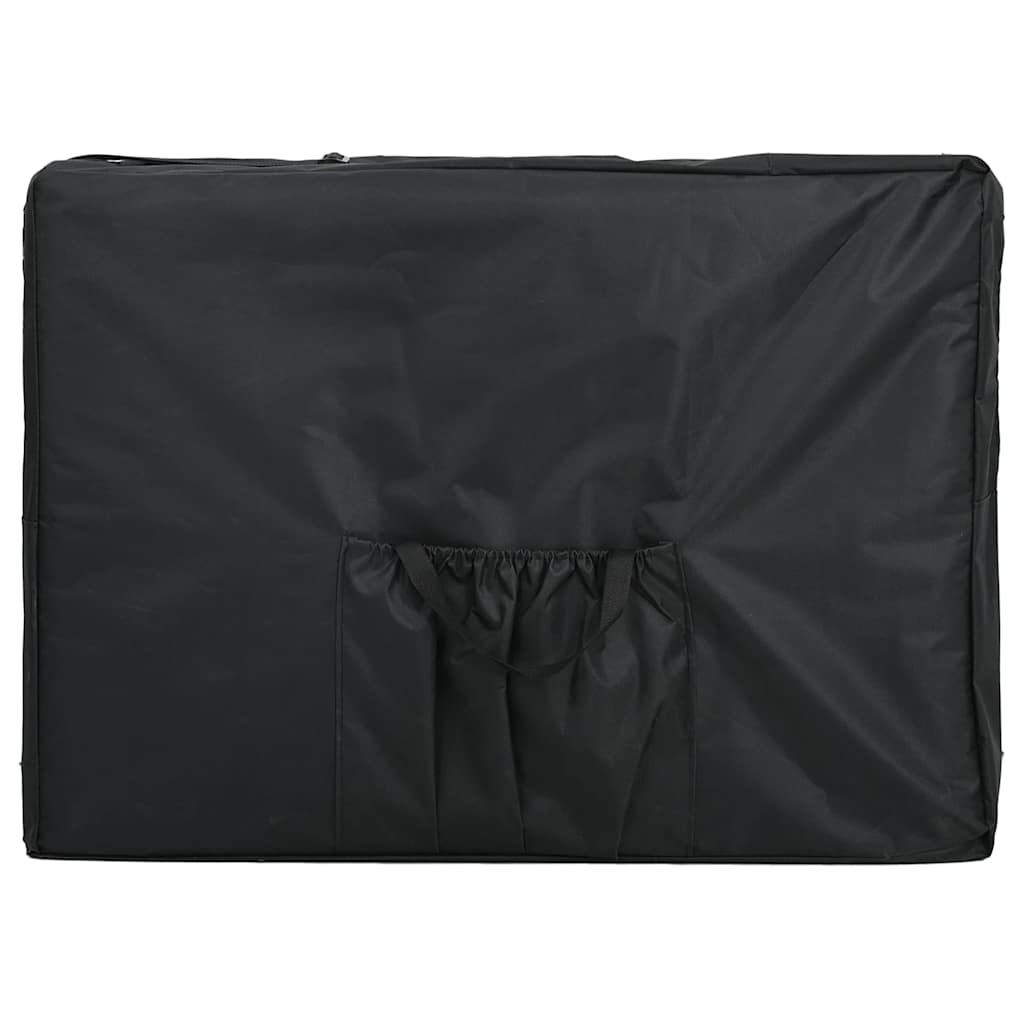 Massagetafel inklapbaar met aluminium frame (vier delen / blauw)