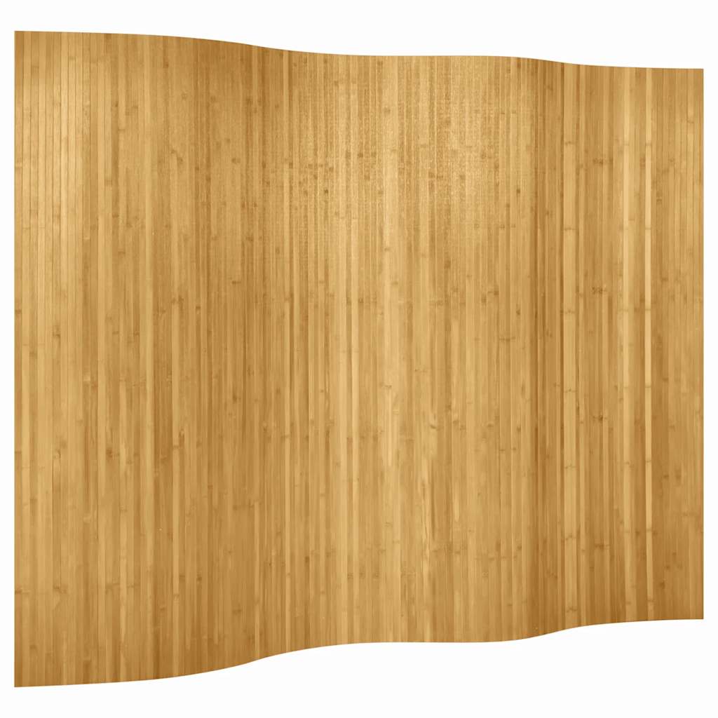 vidaXL Kamerscherm breedte 250 cm hoogte 165 cm bamboe natuurlijk