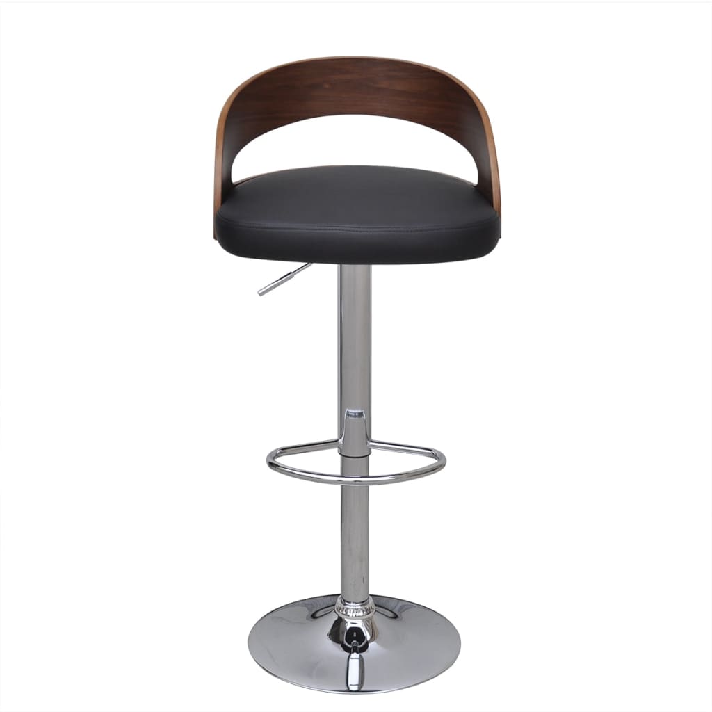 vidaXL Bar Stools 2 pcs Bentwood
