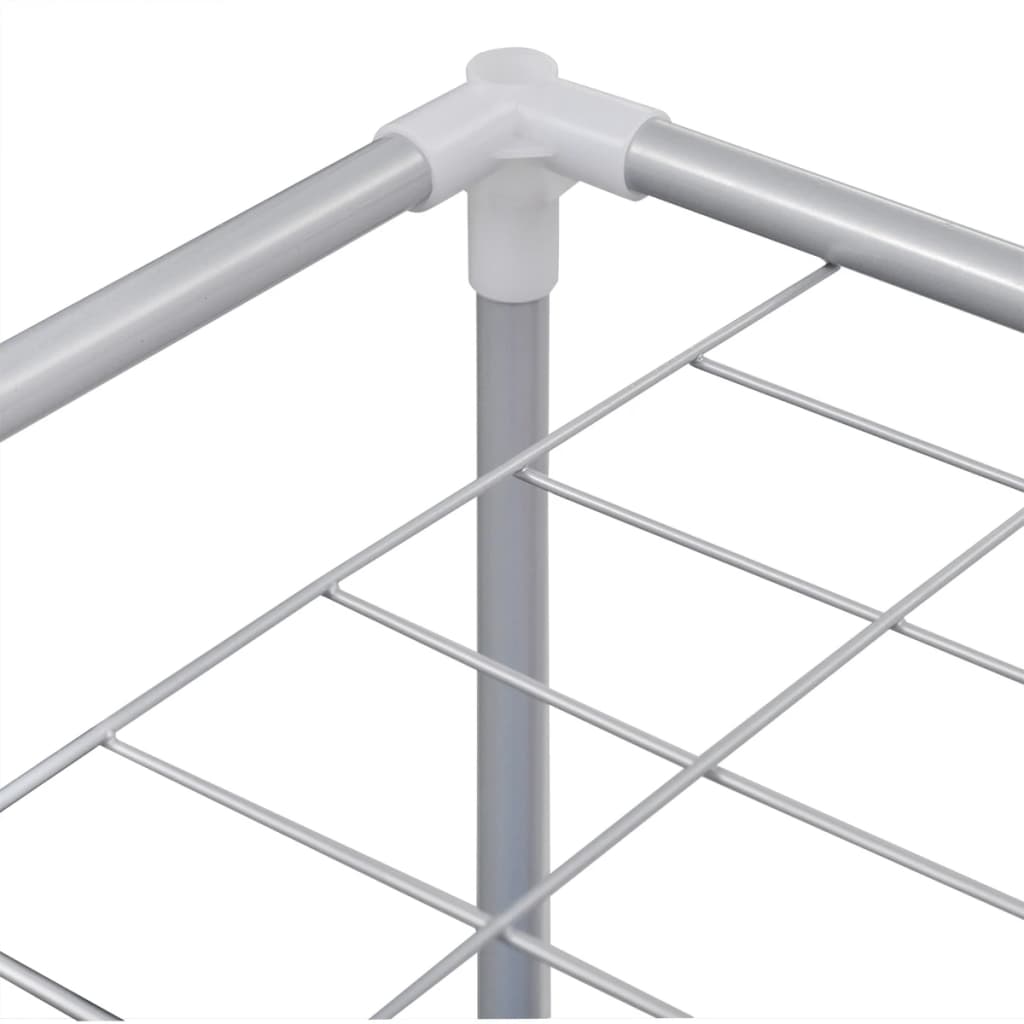 vidaXL Laundry Sorter 2-Compartment with Top Shelf for Drying
