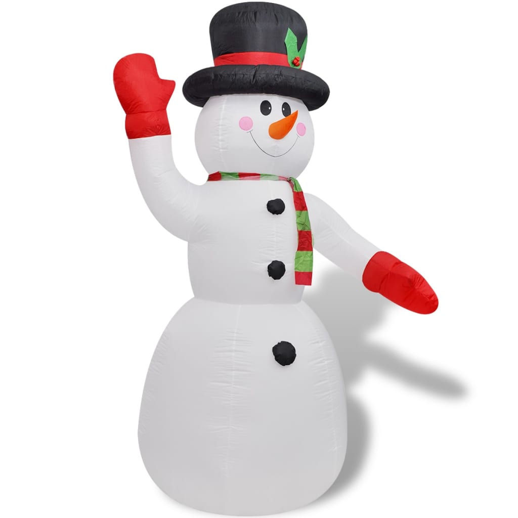 vidaXL Inflatable Snowman 240 cm