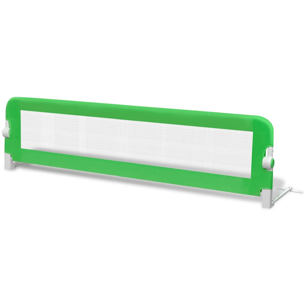 vidaXL Toddler Bed Rail 102x42 cm green