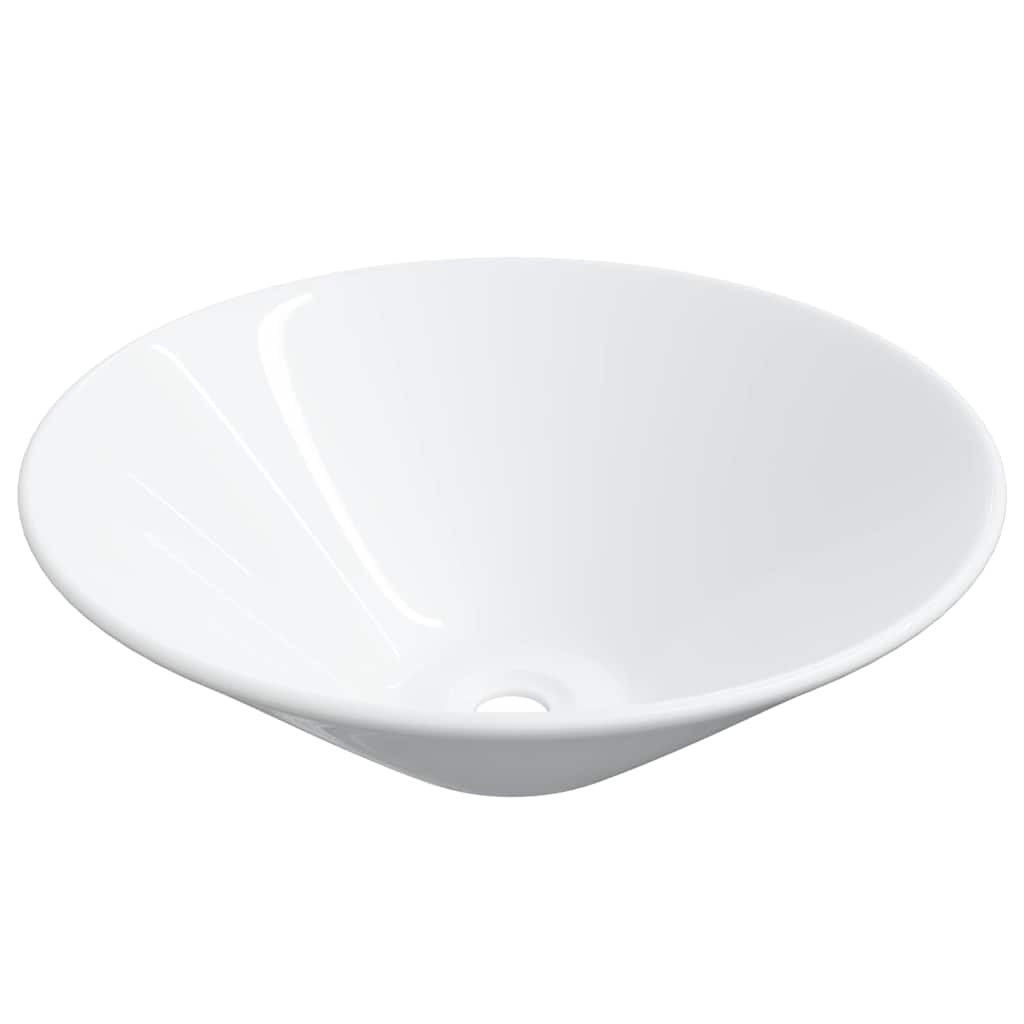 vidaXL Wash Basins 2 pcs 42x42x14 cm ceramic white