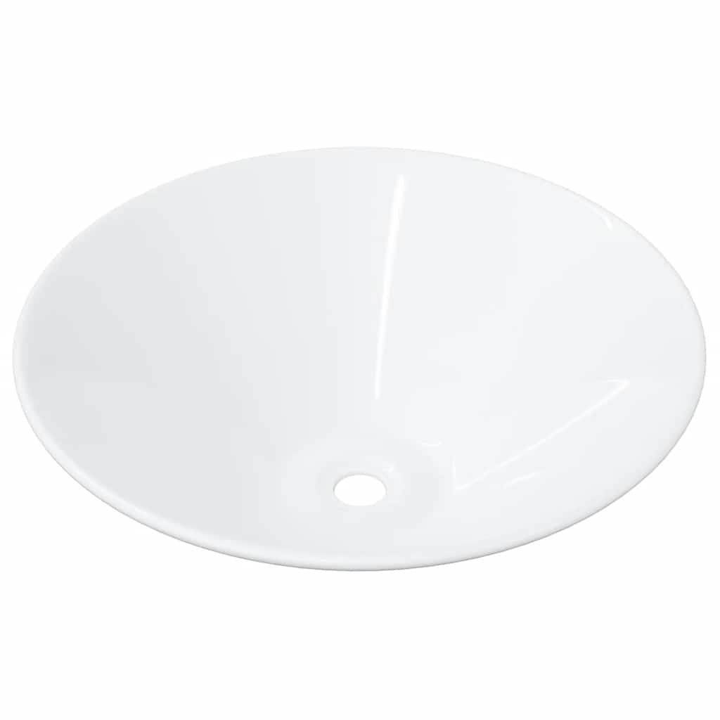 vidaXL Wash Basins 2 pcs 42x42x14 cm ceramic white