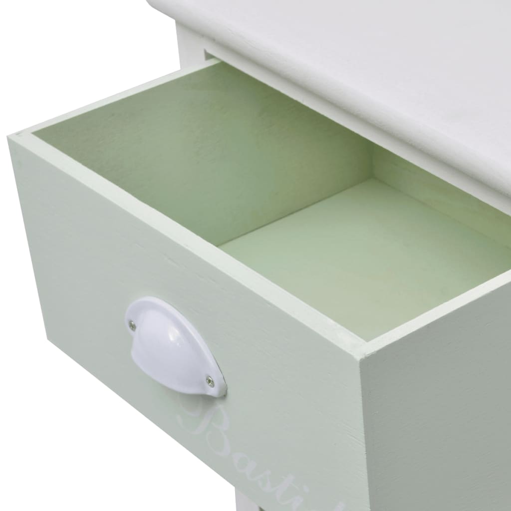 vidaXL French Storage Cabinet with 3 Drawers Wood