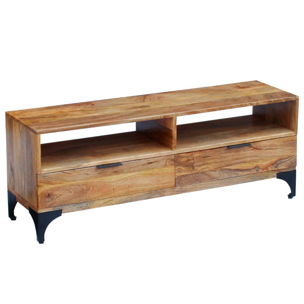 vidaXL TV Cabinet 120x35x45 cm Solid Mango Wood
