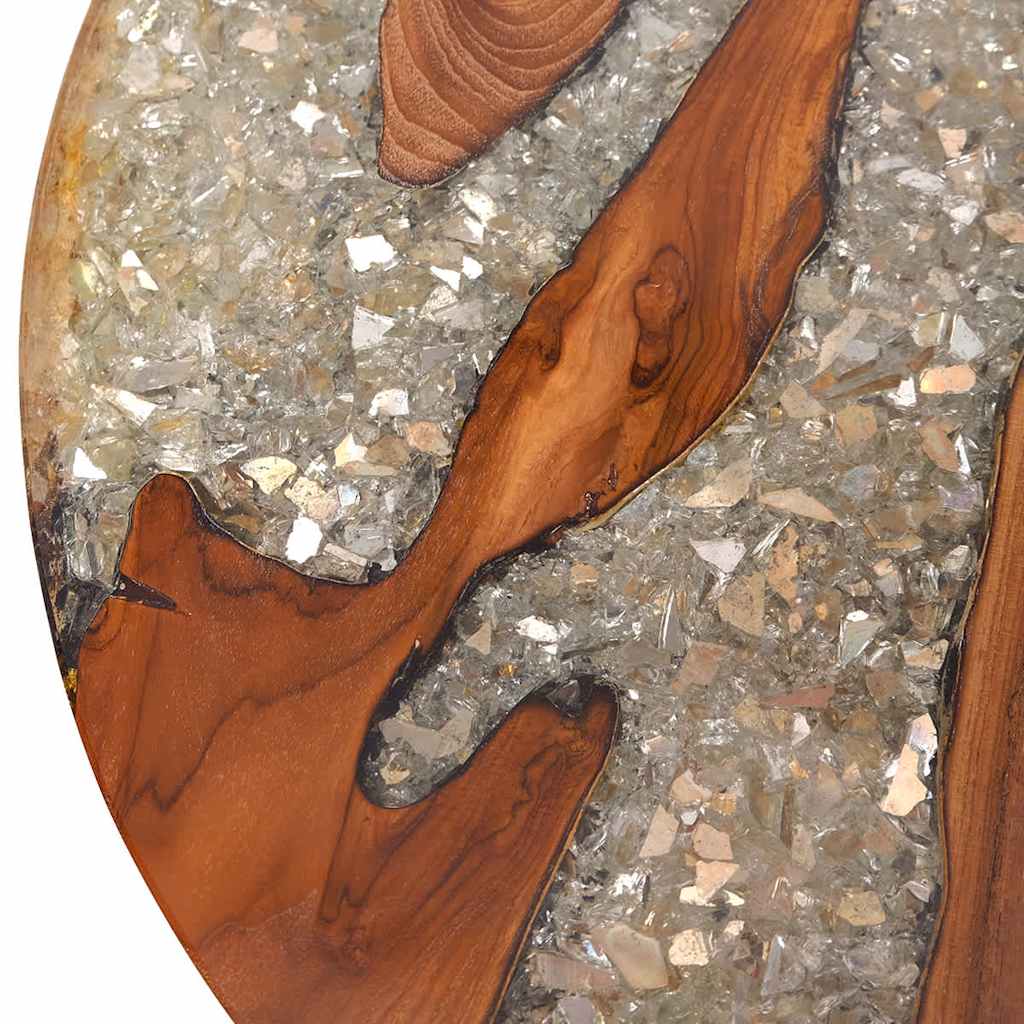 vidaXL Salontafel massif teakhout dur 60 cm