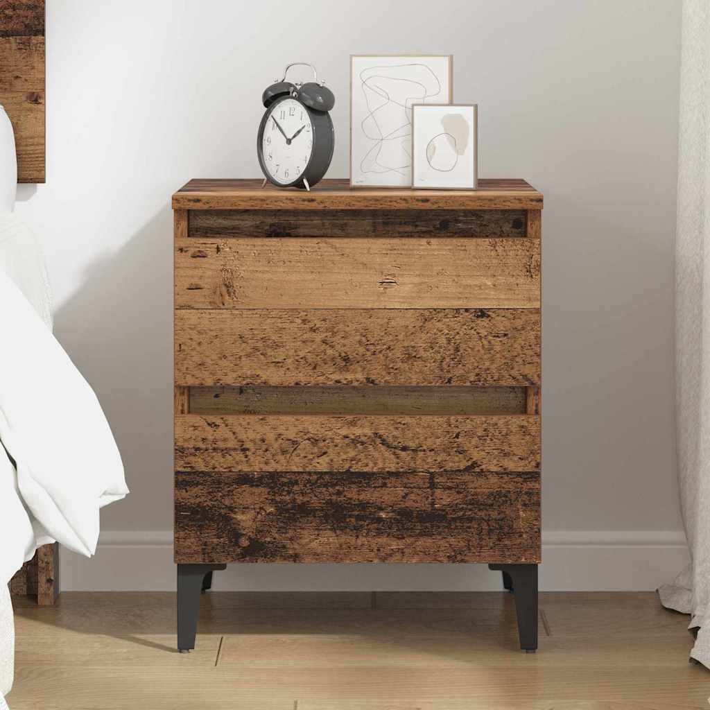 vidaXL Nightstand 40x35x50 cm Engineered Wood White