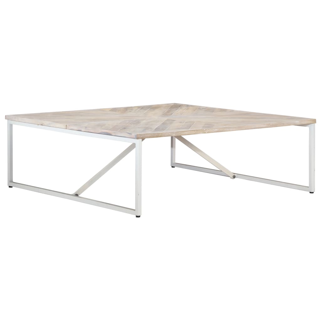 vidaXL Salontafel 110x110x36 cm massief mangohout