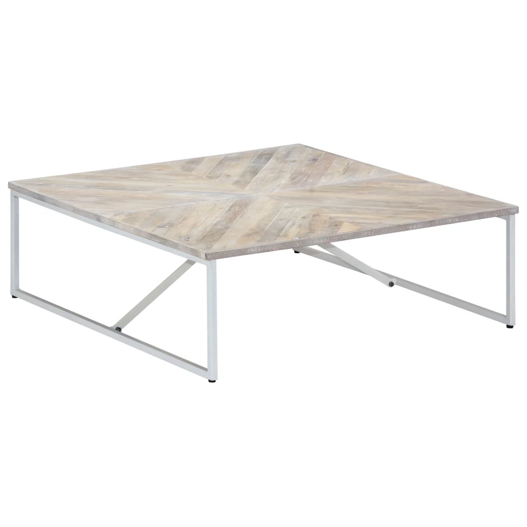 vidaXL Salontafel 110x110x36 cm massief mangohout