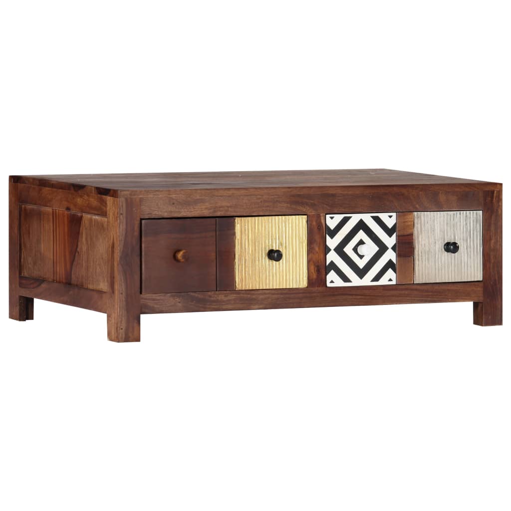 vidaXL Coffee Table 90x50x30 cm Solid Acacia Wood