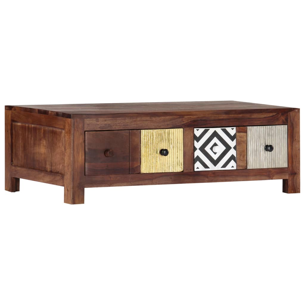 vidaXL Coffee Table 90x50x30 cm Solid Acacia Wood