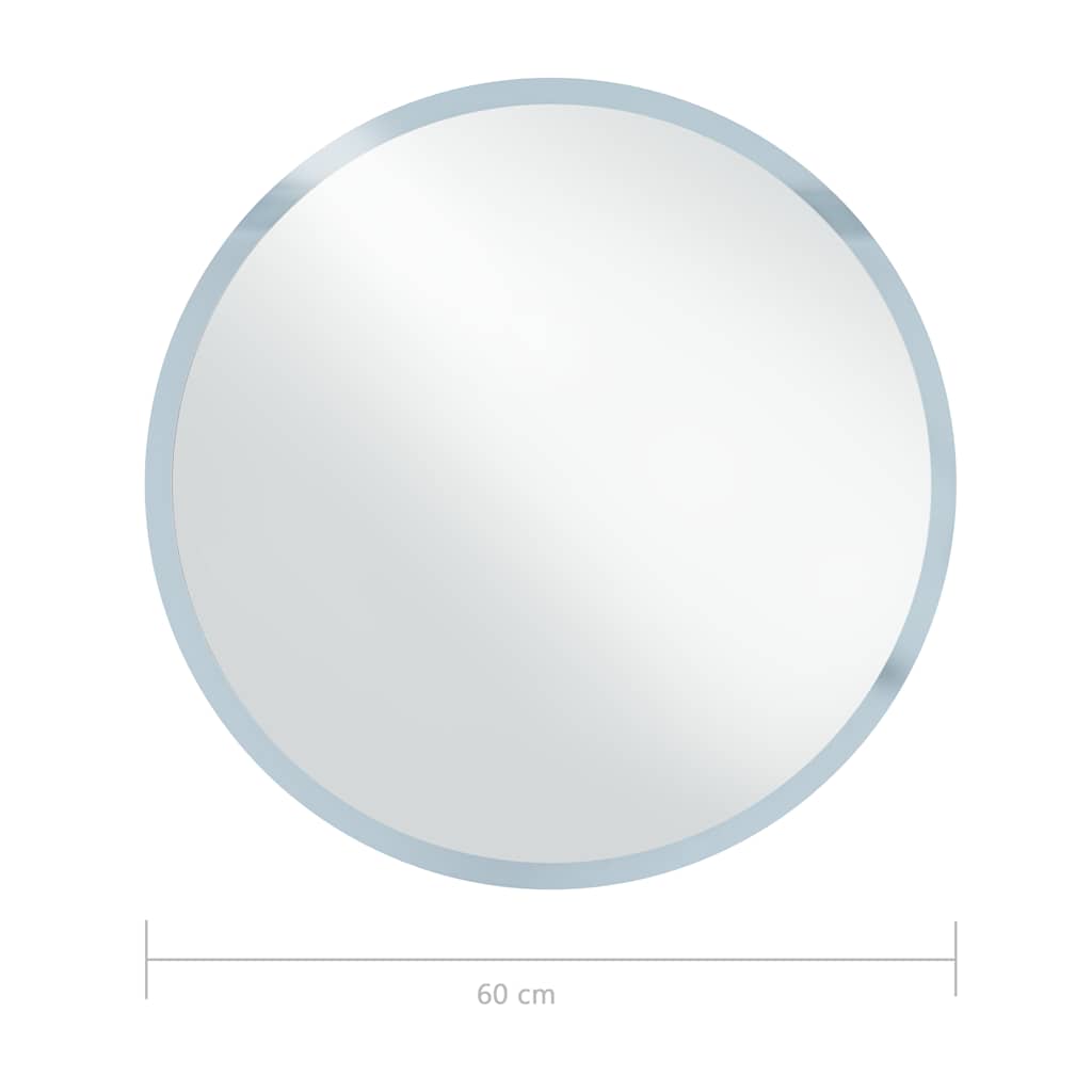 vidaXL Bathroom Mirror LED 60 cm