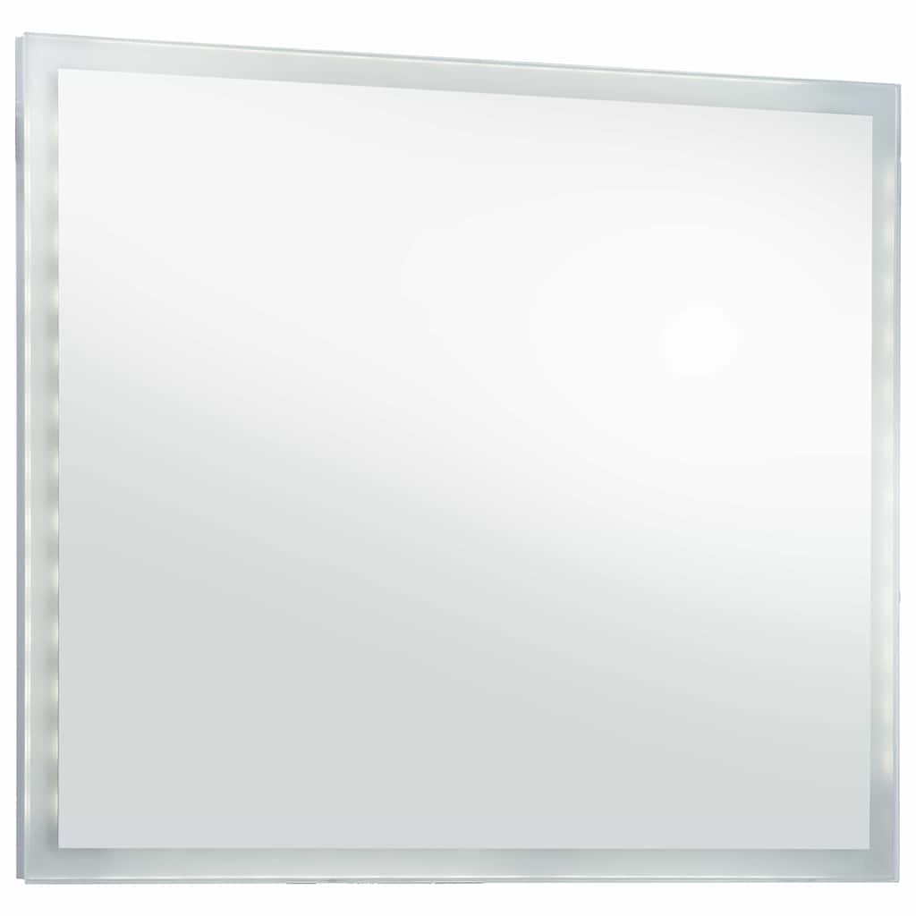 vidaXL Bathroom Mirror LED 60x50 cm