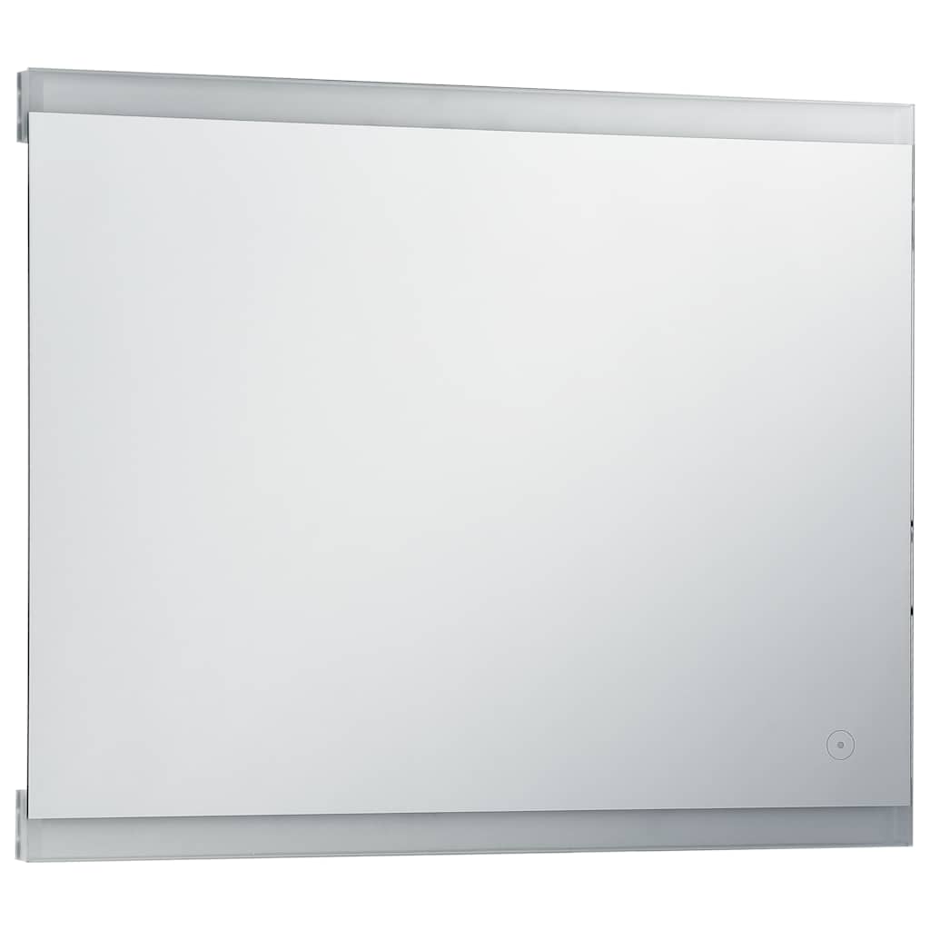 vidaXL LED Bathroom Mirror with Touch Sensor 80x60 cm