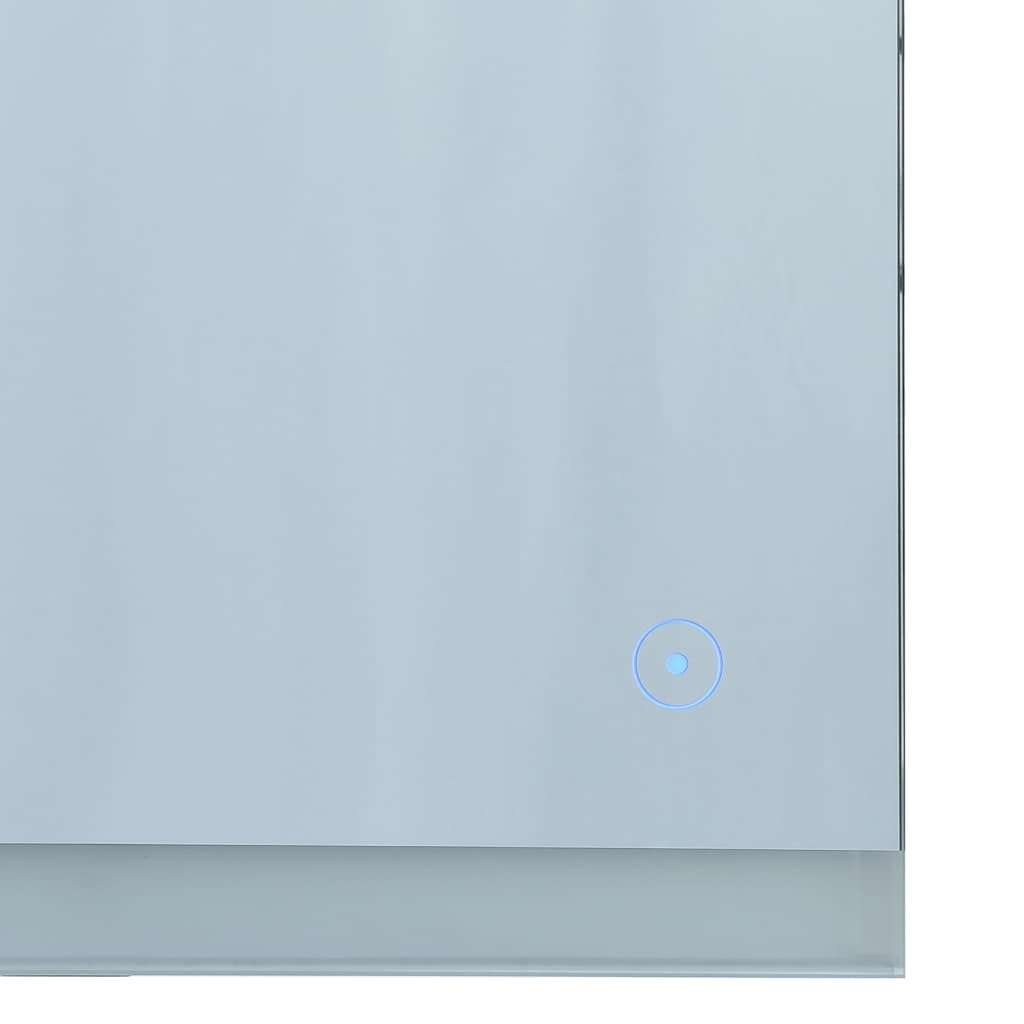 vidaXL LED Bathroom Mirror with Touch Sensor 80x60 cm