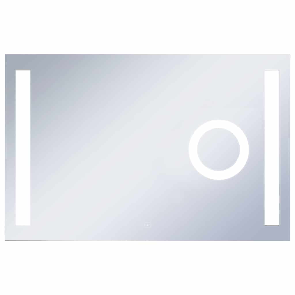 vidaXL LED Bathroom Mirror with Touch Sensor 100x60 cm