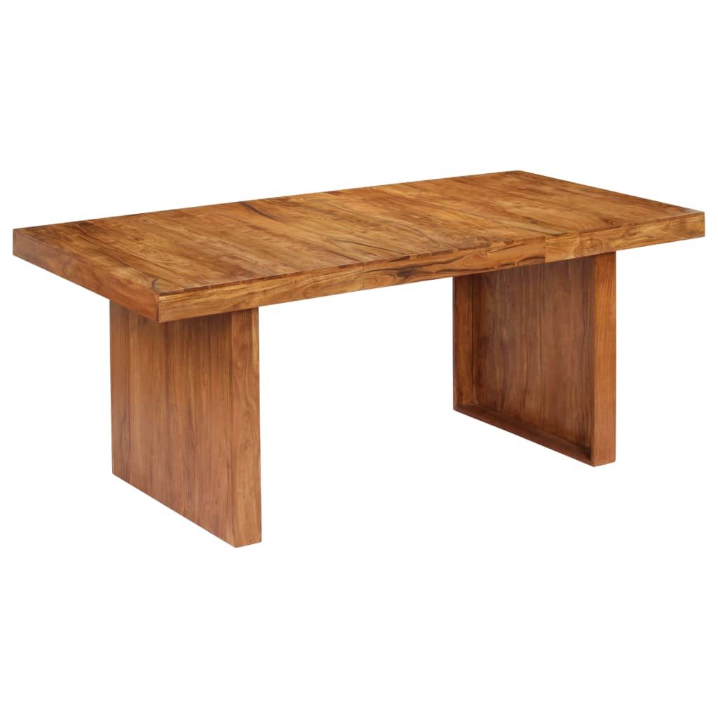 vidaXL Dining Table 180x90x75 cm Solid Acacia Wood
