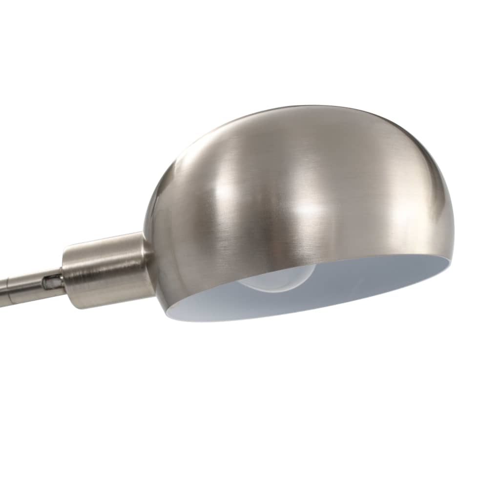 vidaXL Floor lamp 5xE14 200 cm silver