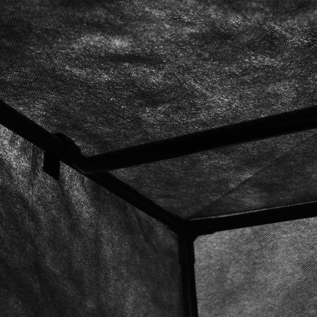 vidaXL Kledingkast 75x50x160 cm zwart
