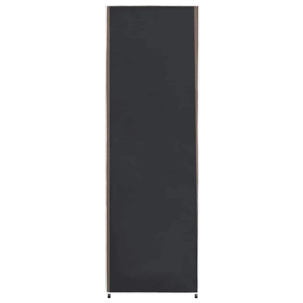 vidaXL Kledingkast 87x49x159 cm stof zwart