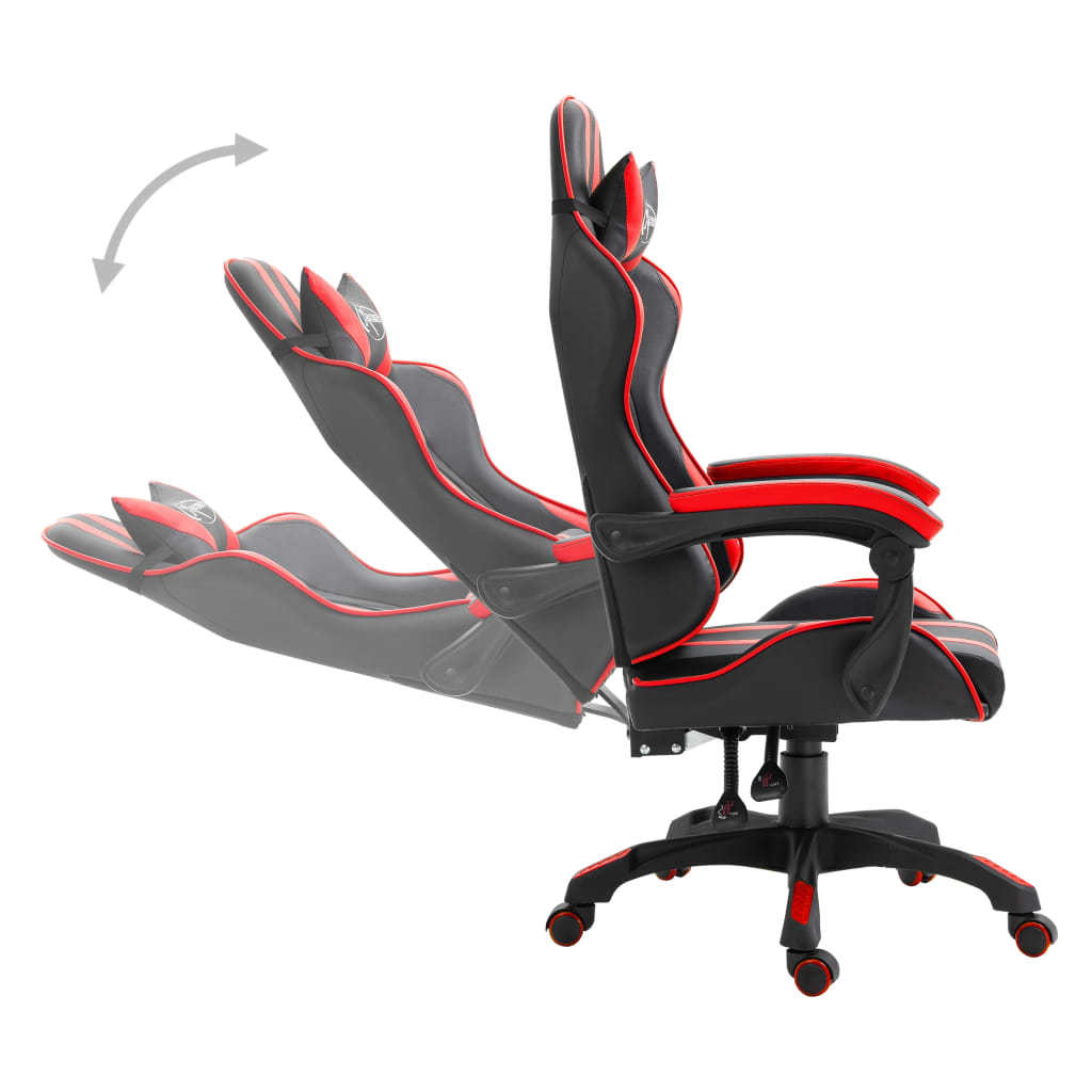 vidaXL Gamestoel kunstleer rood