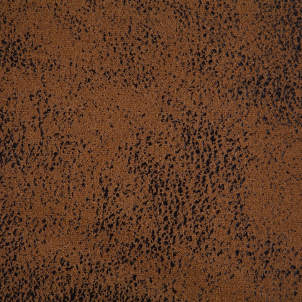 vidaXL Bench 139.5 cm faux suede brown