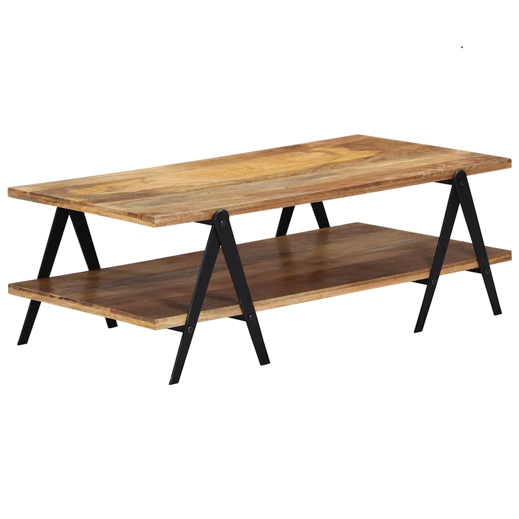vidaXL Salontafel 115x60x40 cm massief mangohout