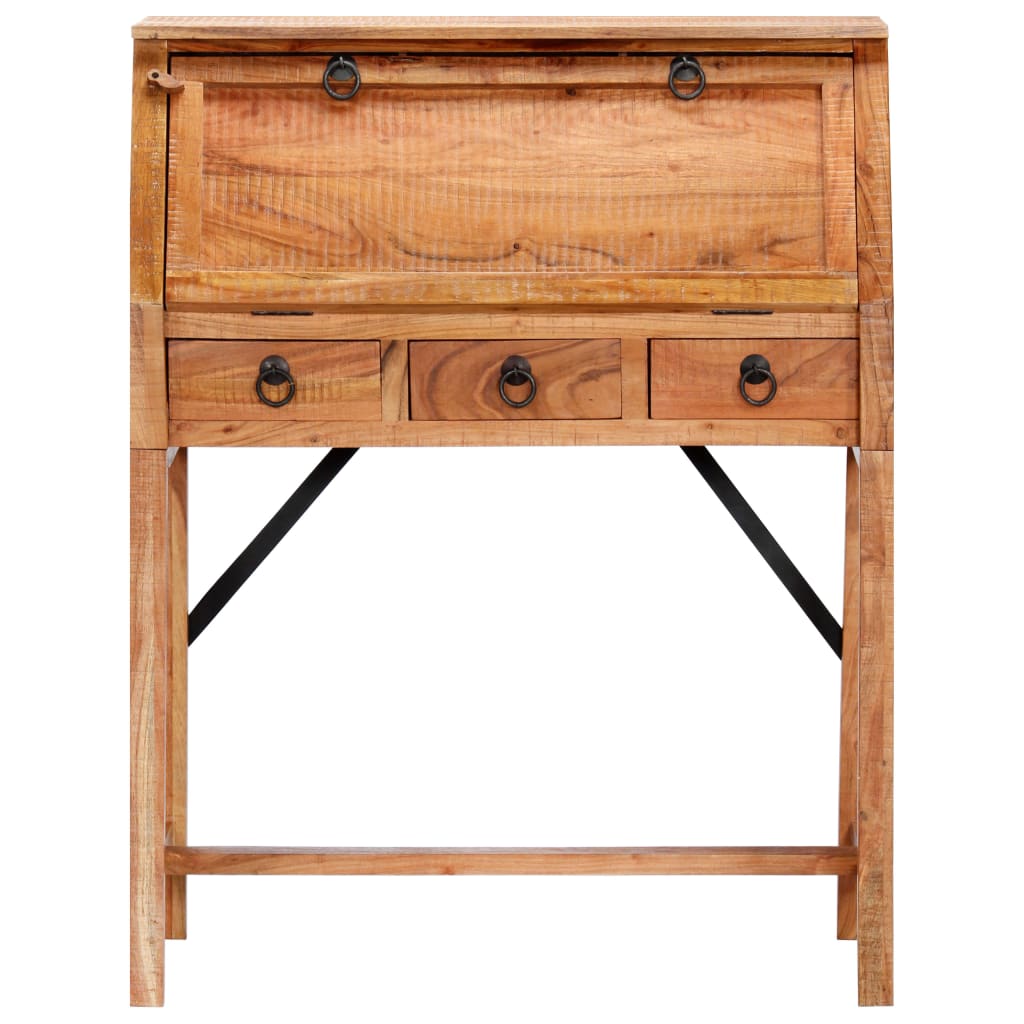 vidaXL Schrijftafel 90x40x107cm massief acaciahout