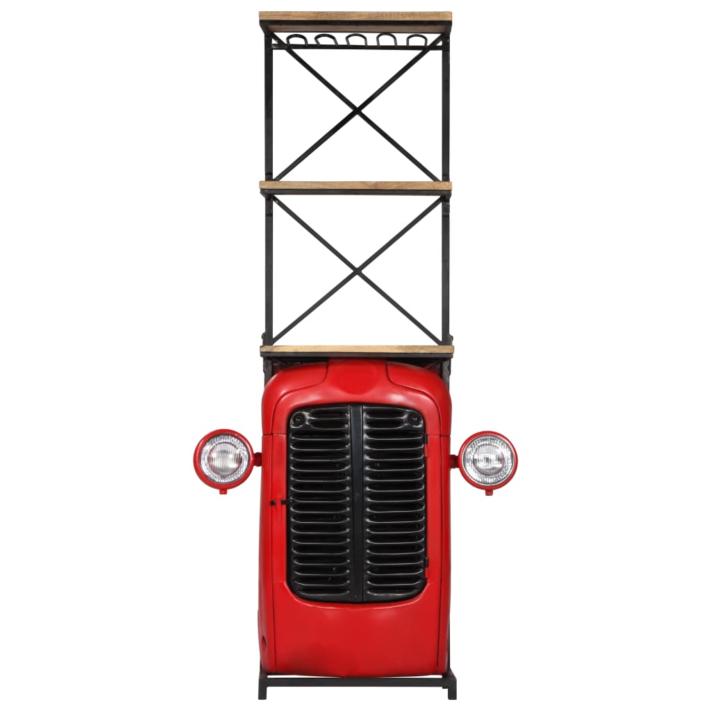 vidaXL Wine cabinet tractor 49x31x172 cm solid mango wood