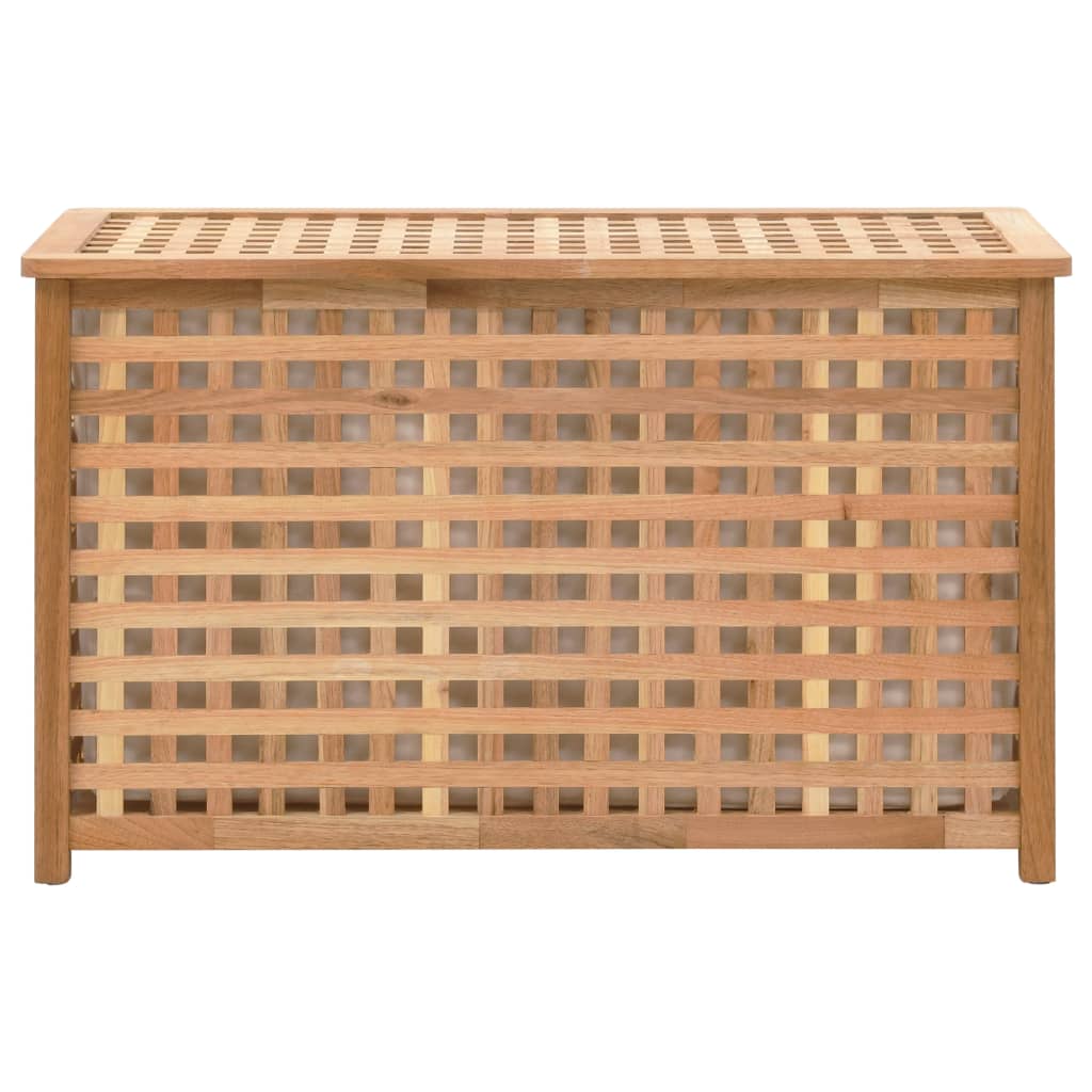 vidaXL Laundry Basket 77.5x37.5x46.5 cm Solid Walnut Wood