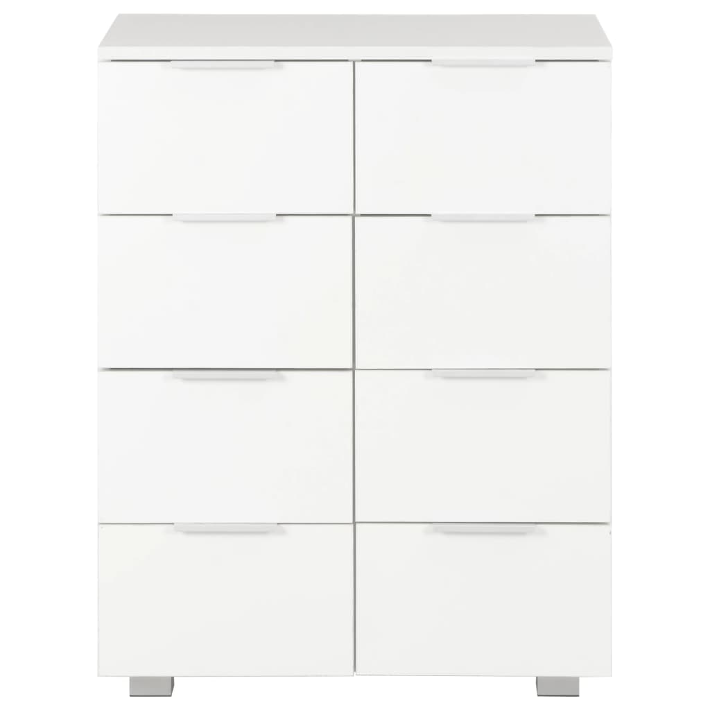 vidaXL Sideboard 60x35x80 cm Engineered Wood High Gloss White