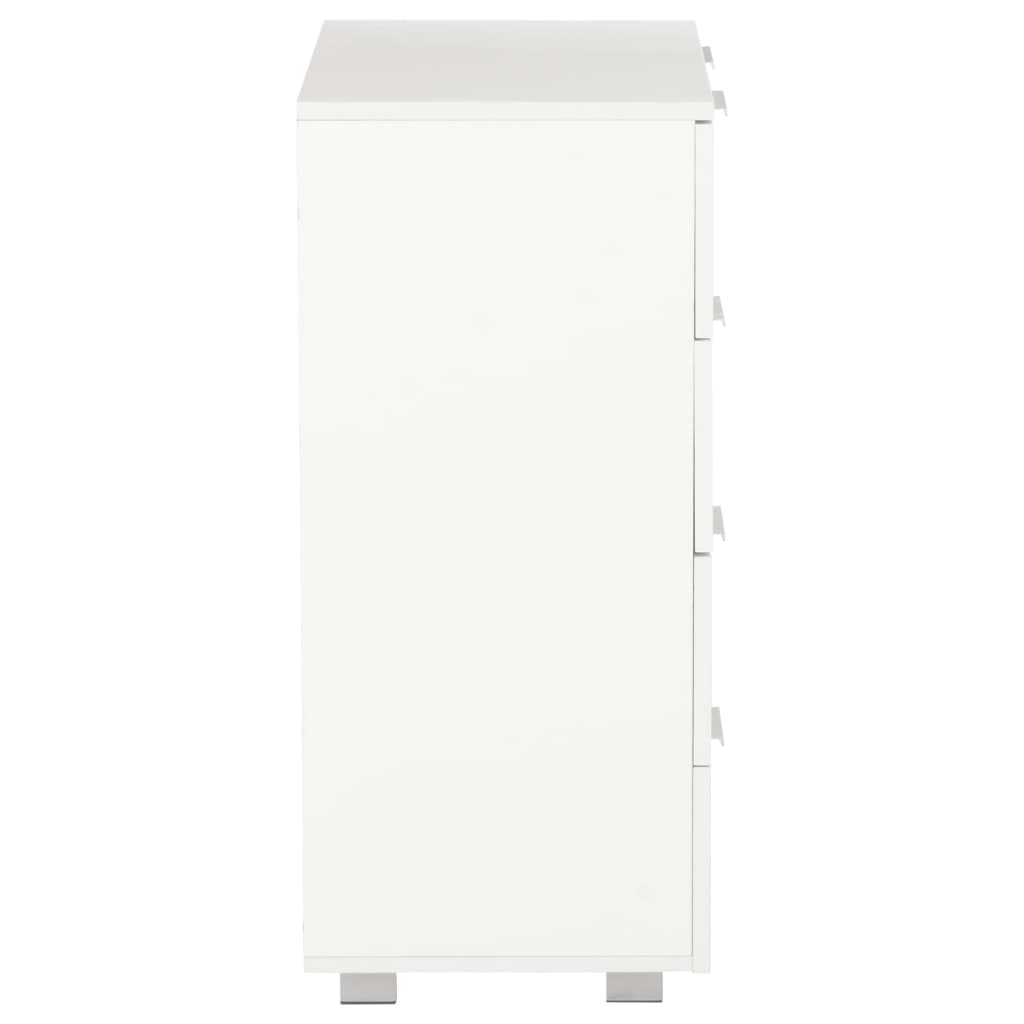 vidaXL Sideboard 60x35x80 cm Engineered Wood High Gloss White