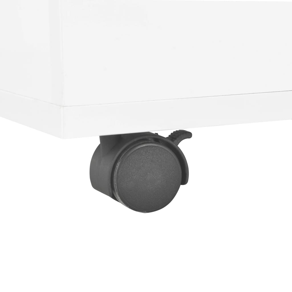 vidaXL Coffee table 60x60x35 cm engineered wood high gloss white