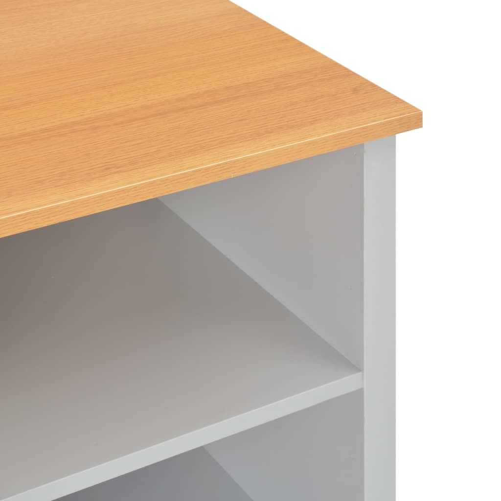 vidaXL Tv-meubel 95x39x58 cm grijs